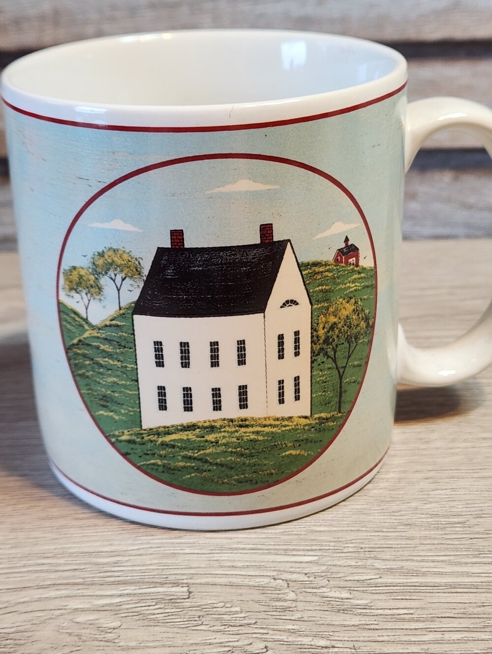 Stoneware Coffee Mug Brandon House Warren Kimble Country Life